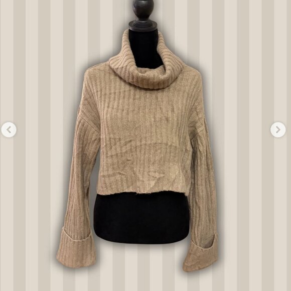 Dynamite cropped turtleneck sweater — NWT - Picture 2 of 5